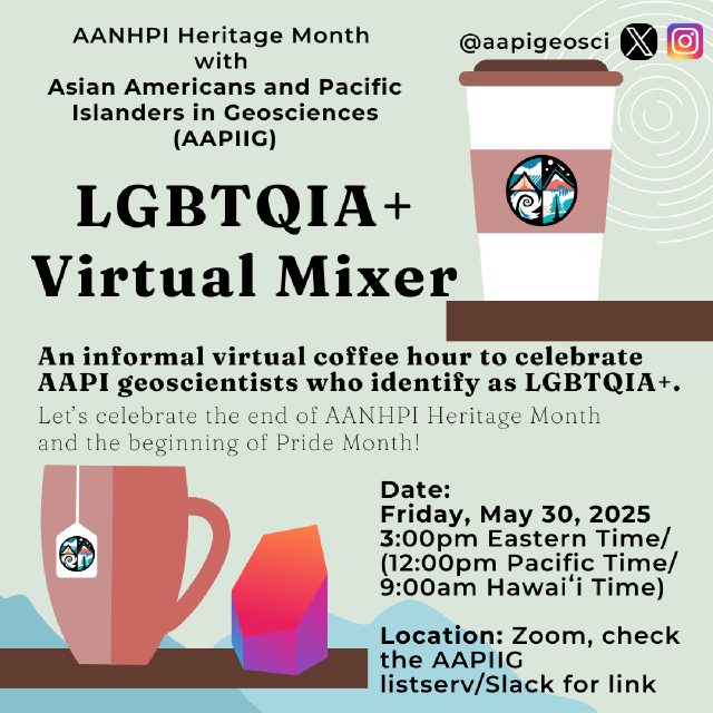 Flyer for LGBTQIA+ Virtual Mixer